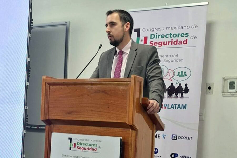 Javier Borredá, director de Segurilatam, en el I Congreso Mexicano de Directores de Seguridad