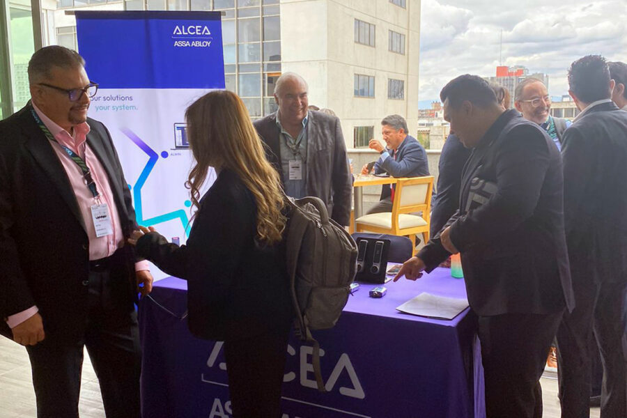 ‘Stand’ de ALCEA / ABLOY en el I Congreso Mexicano de Directores de Seguridad