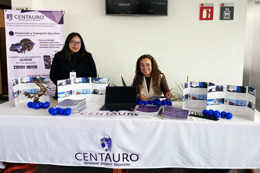 ‘Stand’ de Centauro en el I Congreso Mexicano de Directores de Seguridad