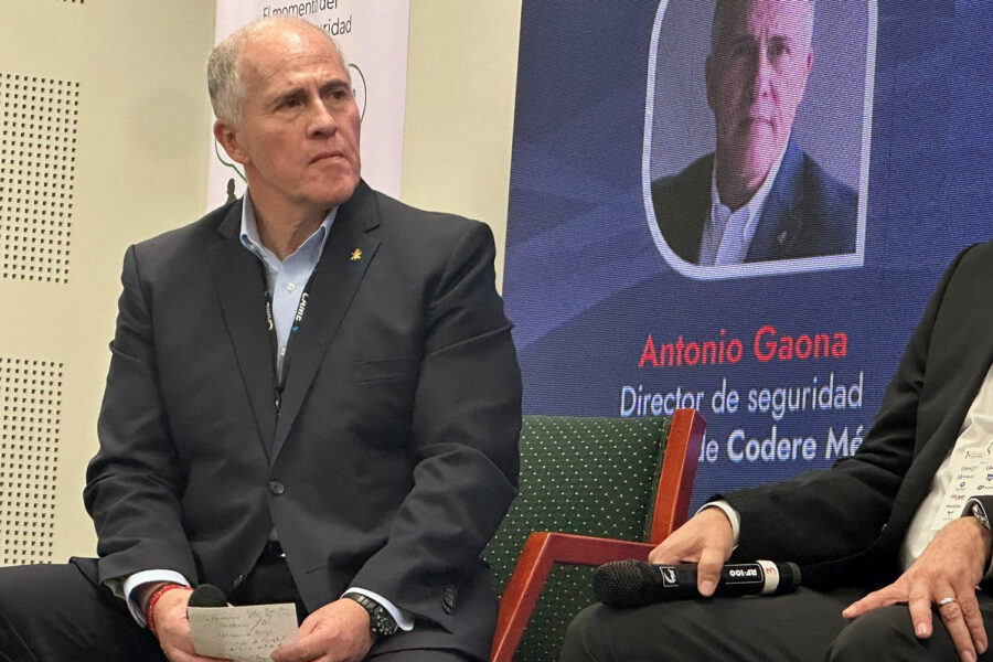 Antonio Gaona en el I Congreso Mexicano de Directores de Seguridad
