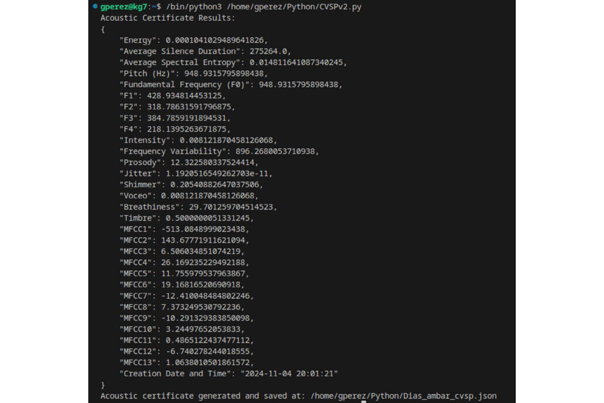 Autenticación llamadas: Estructura de Call Verify Secure Protocol (CVSP).
