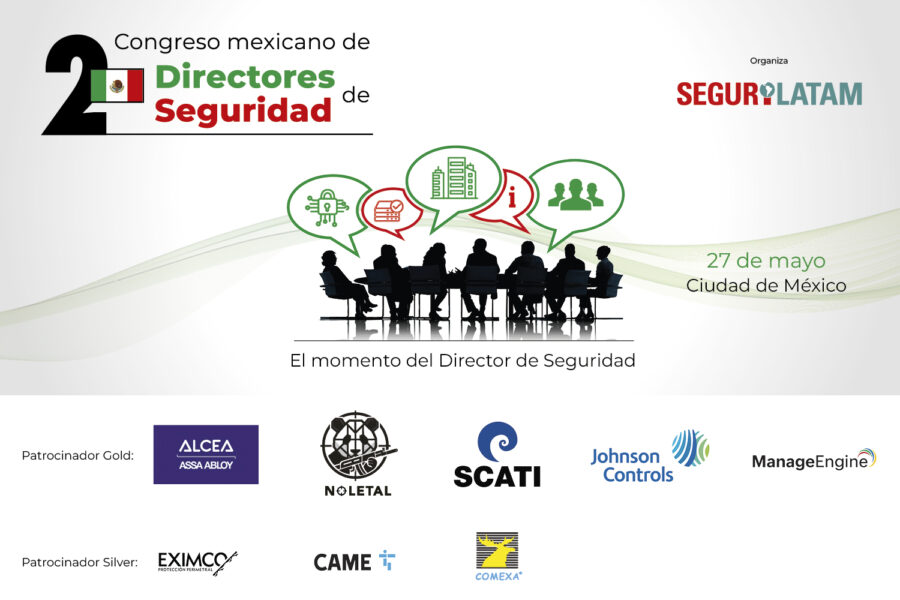 cartel del segundo Congreso Mexicano de Directores de Seguridad organizado por Segurilatam