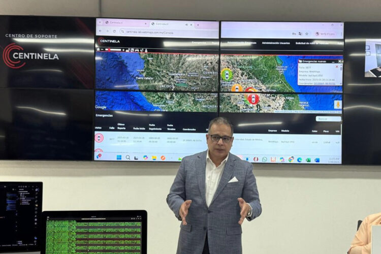 Luis Villatoro Martínez, presidente de ANERPV, presenta la plataforma de seguridad logística Centinela 2.0