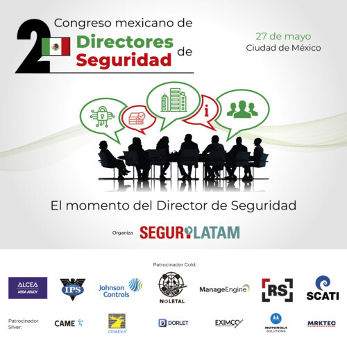 cartel del II Congreso Mexicano de Directores de Seguridad