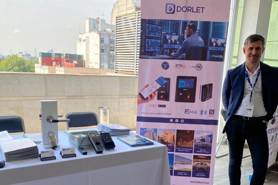 ‘Stand’ de DORLET en el II Congreso Mexicano de Directores de Seguridad.