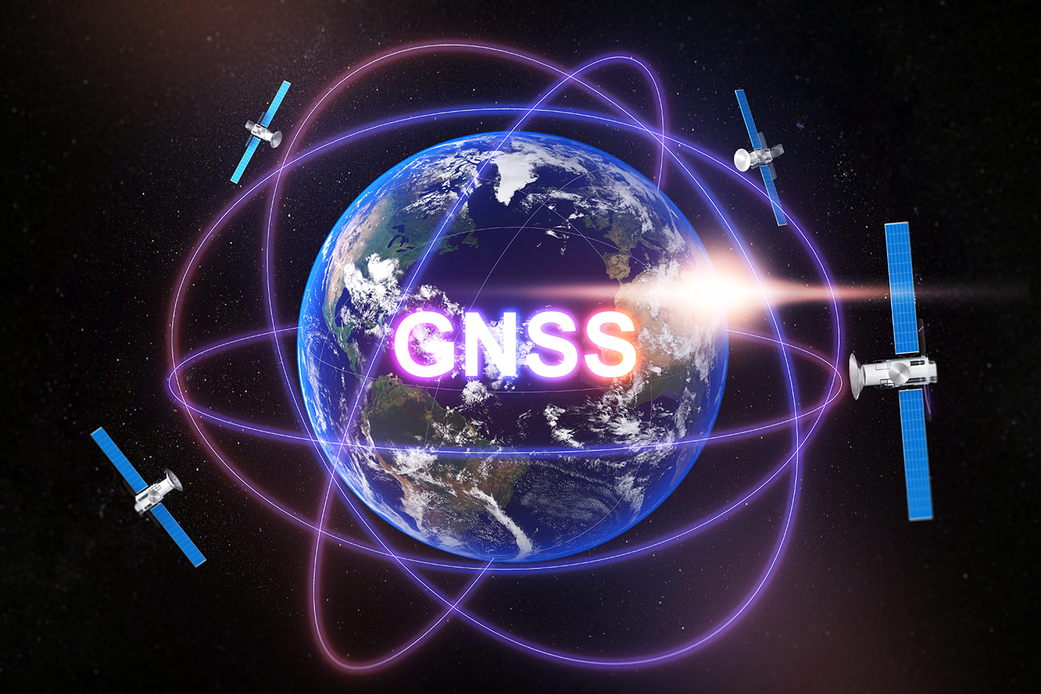 interpretación de un sistema global de navegación por satélite GNSS