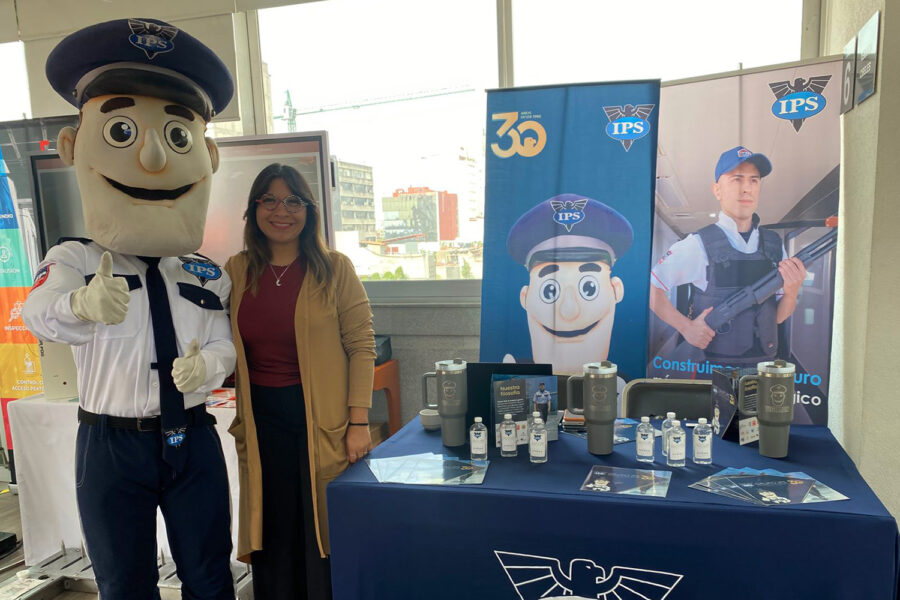 ‘Stand’ de Grupo IPS en el II Gongreso Mexicano de Directores de Seguridad