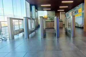 pasillos de control de acceso de CAME