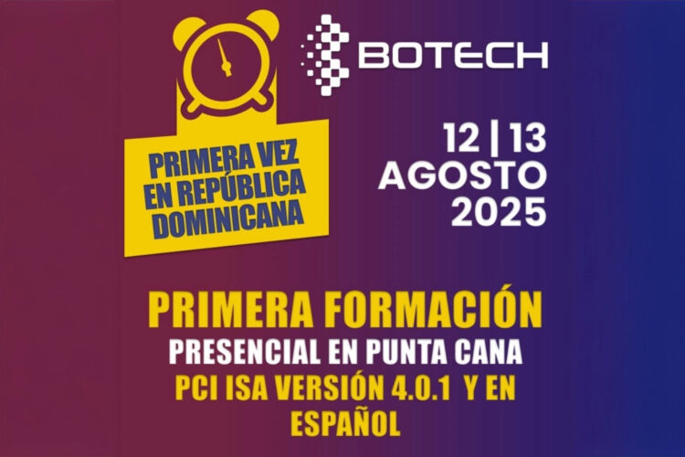 Primera formación PCI ISA en República Dominicana, en Punta Cana, 12 y 13 de agosto.