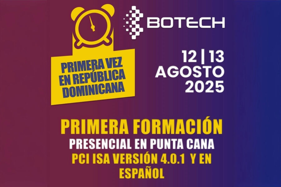 Primera formación PCI ISA en República Dominicana, en Punta Cana, 12 y 13 de agosto.