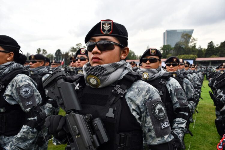 elementos de la Guardia Nacional de México