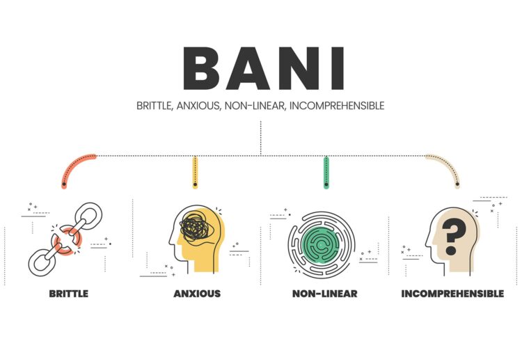 entorno BANI: Brittle, Anxious, Non-Linear e Incomprehensible