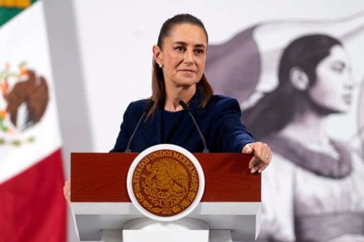 La presidenta mexicana Claudia Sheinbaum