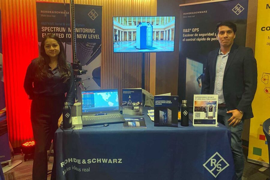 ‘Stand’ de Rohde & Schwarz en el VII Congreso Mexicano de Protección de Infraestructuras Críticas