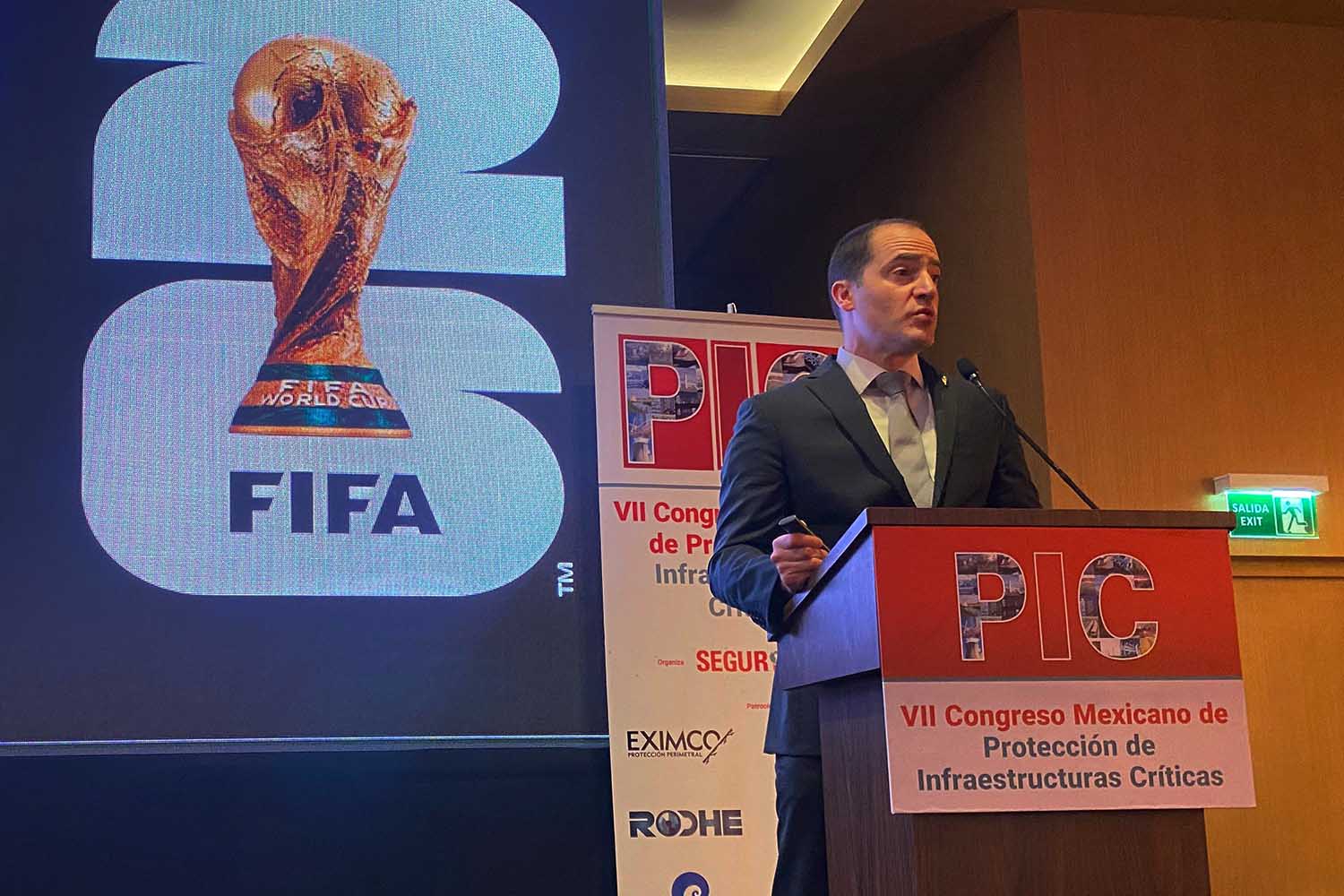 Rodrigo Martínez-Celis, director de Seguridad de la Copa del Mundo FIFA 2026, en el VII Congreso Mexicano PIC de Segurilatam