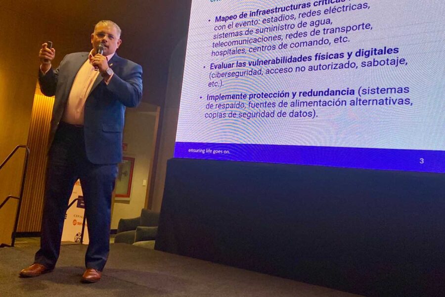 Víctor Hugo Manzanilla Rangel, Managing Director en ALCEA México, en el VII Congreso Mexicano de PIC de Segurilatam