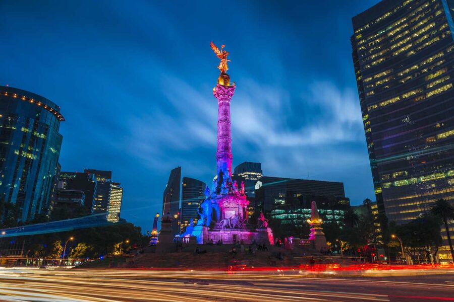 monumento Ángel de la Independencia en la Ciudad de México
