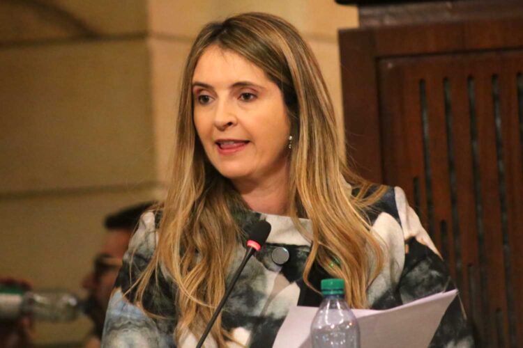 La senadora colombiana Paloma Valencia