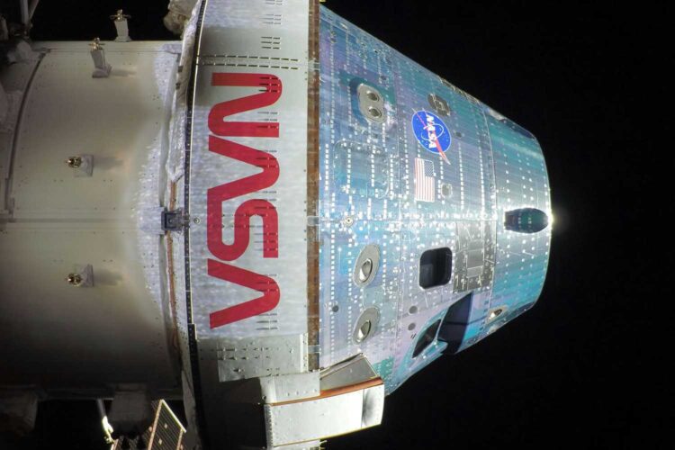 nave Orion de la misión Artemis 2 de la NASA