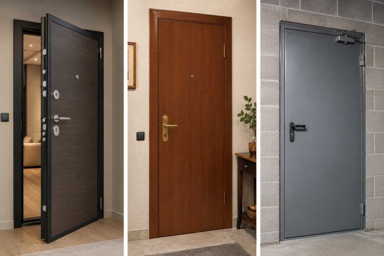diferentes puertas de seguridad