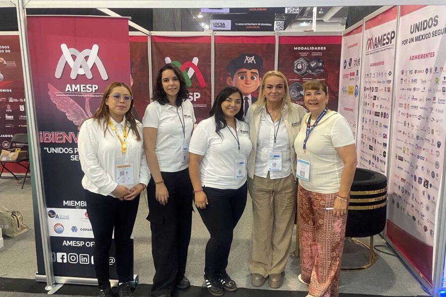 Stand de AMESP en Expo Seguridad México 2026