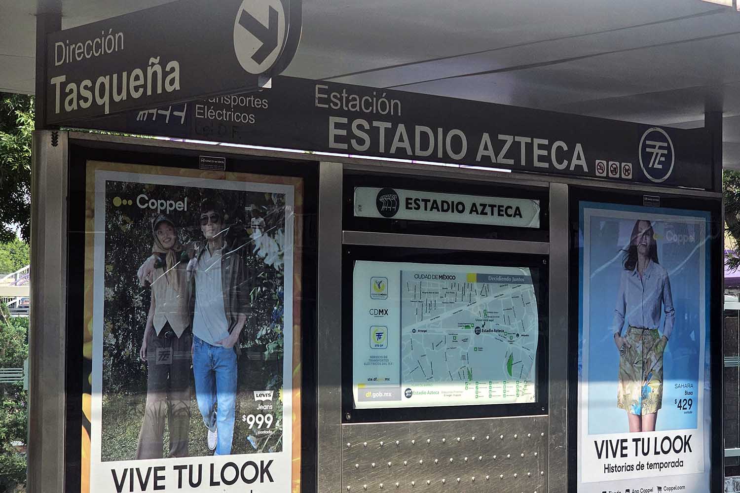 Estación Estadio Azteca del Tren Ligero de la Ciudad de México