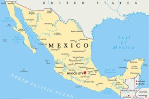 mapa político de México